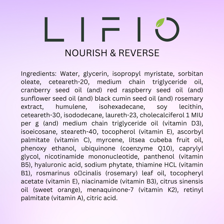 Lifio Nourish & Reverse NAD+ Booster Serum